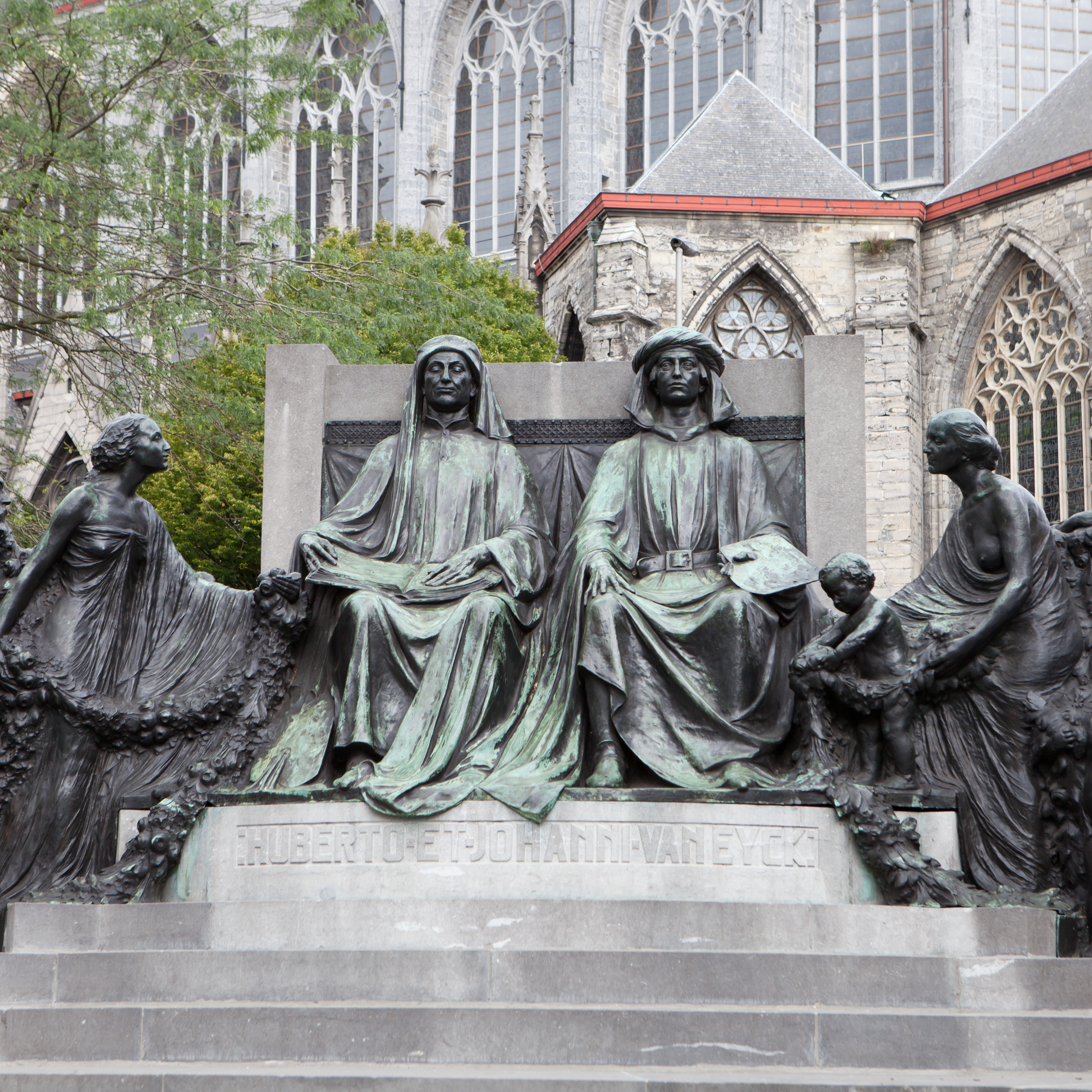 Monument to the Van Eyck brothers
