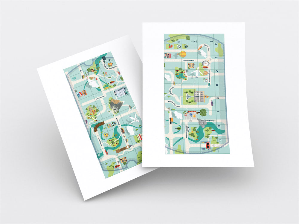 Gift card box to print