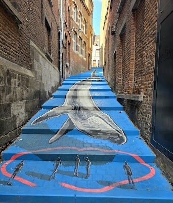 Straatkunst "Dissipation"