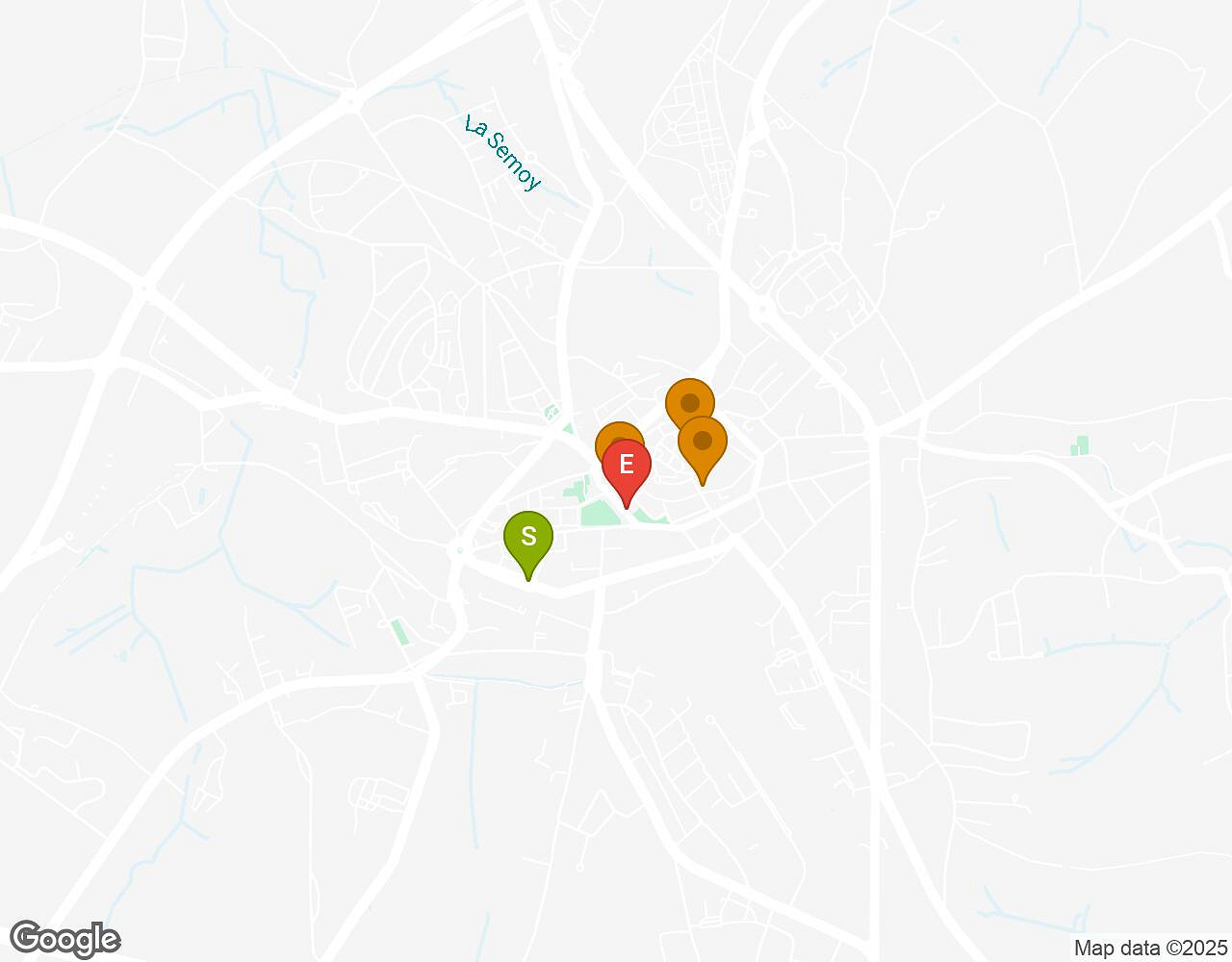 Interactive map for The Alchemist ARLON showing start point, end point and points of interest