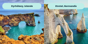 6. Les falaises d'Etretat en Normandie