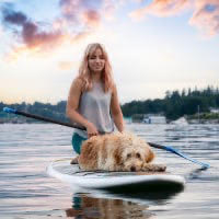 9. Faire du cani-paddle 🏄🏻‍♀️