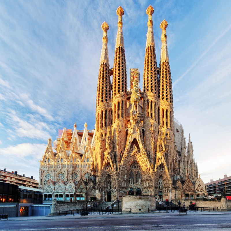 2) The Sagrada Familia