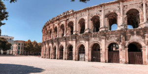 2) Nîmes or "the French Rome"