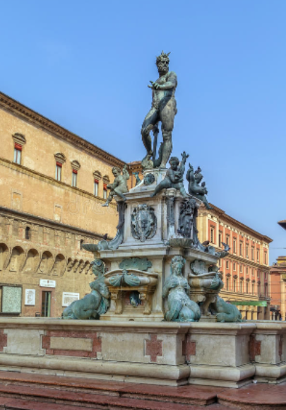 1) La fontaine de Neptune