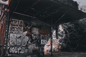 The old gas pump - Doel