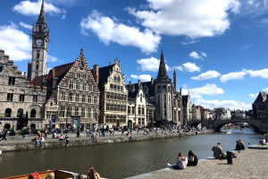 Graslei (Grass Quay) - Ghent