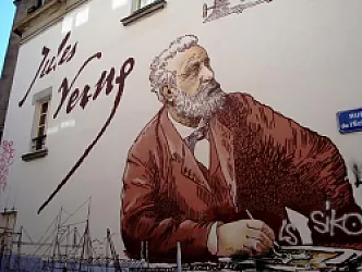 Mur Peint Jules VERNE